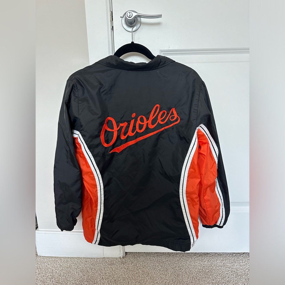 Baltimore Orioles baseball retro vintage bomber rain coat jacket fits XS - Picture 2 of 8